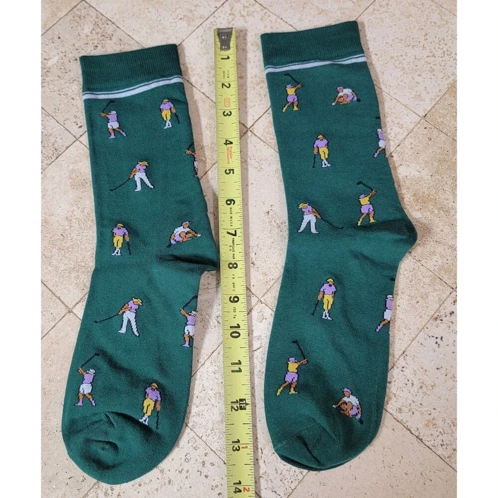 Funny Golf Socks for Men, Golf Accessories, Size 8-13 Gift Box & Card